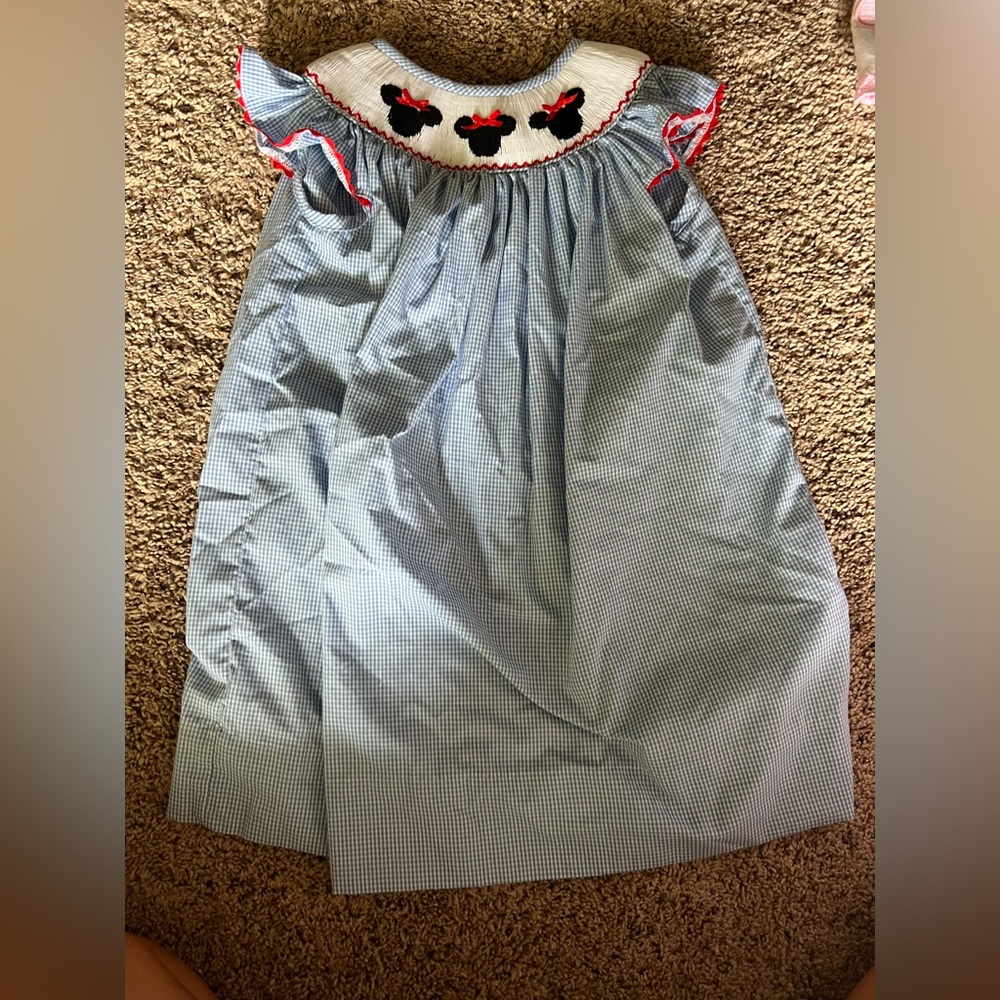 2T Minnie Mouse smocked dress